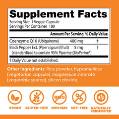 CoQ10 promoting heart health and cellular energy