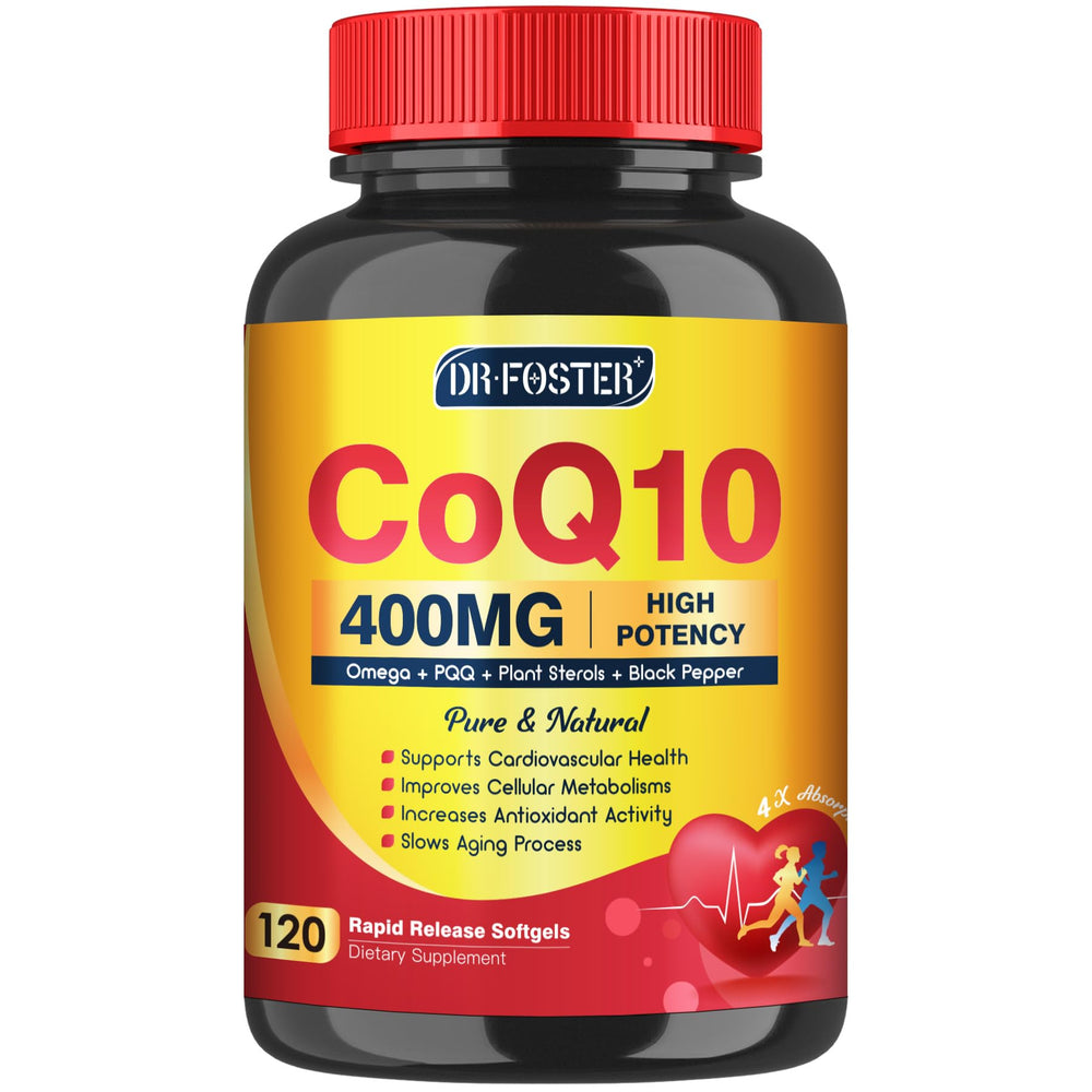 CoQ10 400mg SoftGels bottle front
