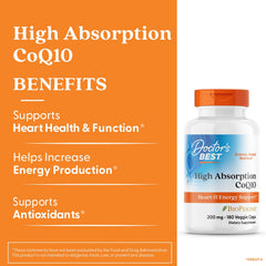CoQ10 with BioPerine absorption graphic