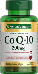 CoQ-10 200 mg softgels front view