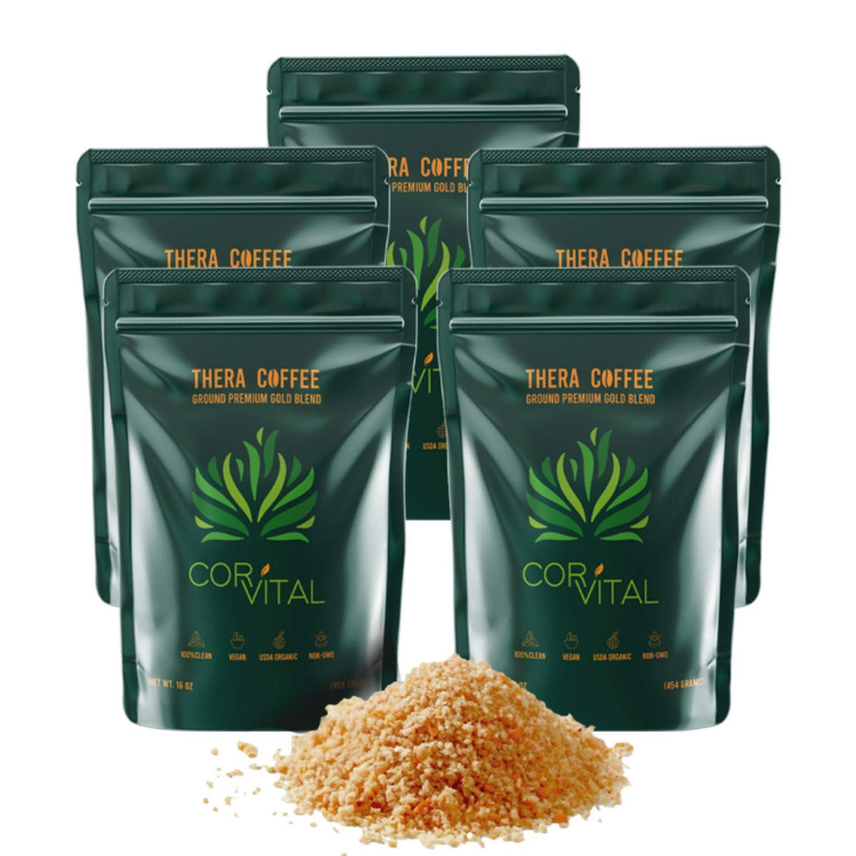 Cor-Vital 5lb Organic Coffee Enema packaging