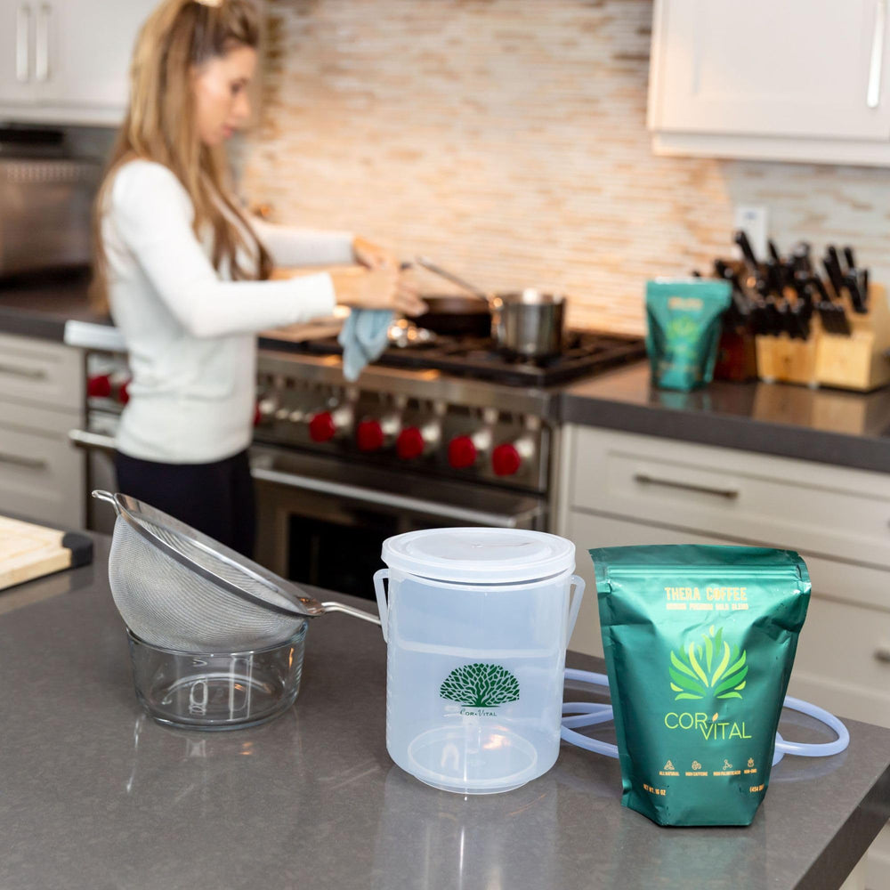 Cor-Vital enema coffee preparation for detox