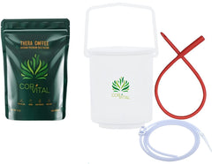 Cor-Vital Coffee Enema Kit with 1 lb enema coffee