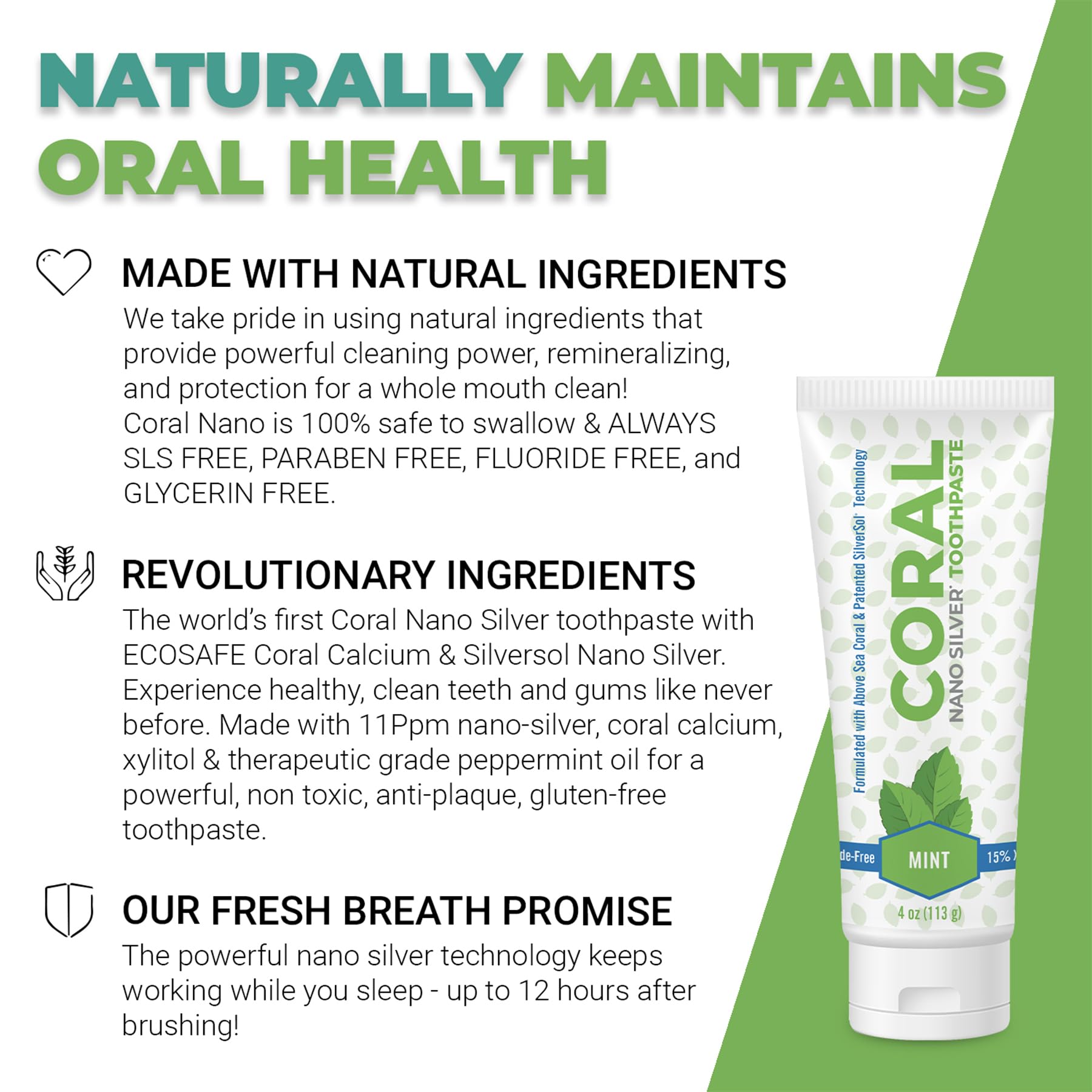 Ingredients from Coral Calcium and 73 trace minerals