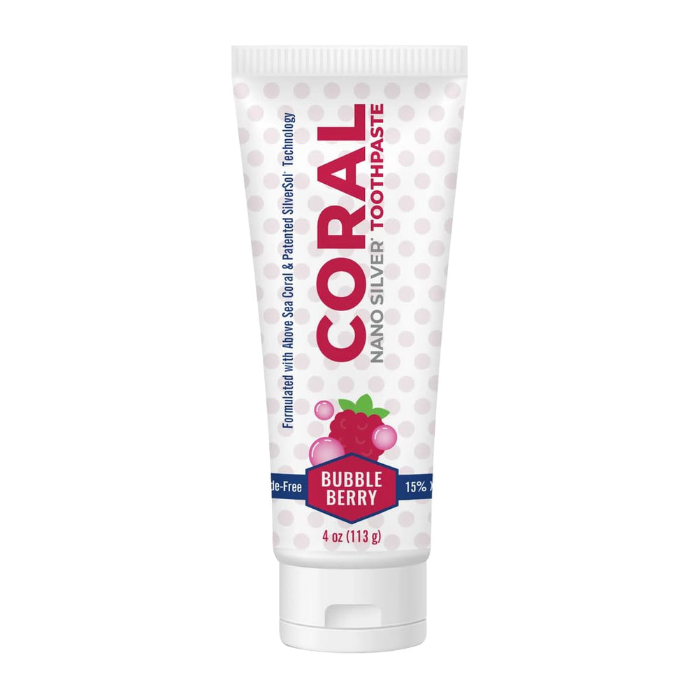 Hero image of Coral Nano Silver Bubble Berry Kids Toothpaste, 4 oz