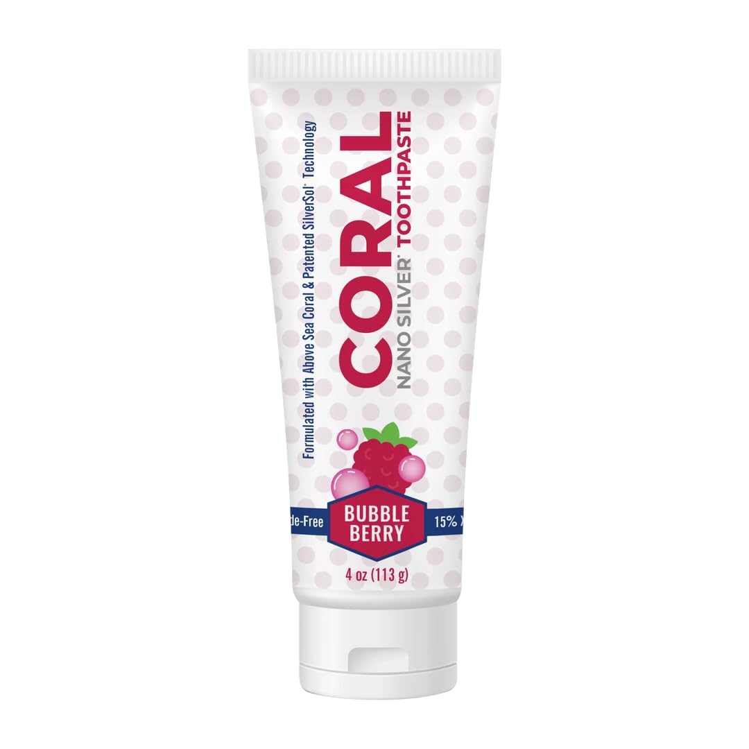 Hero image of Coral Nano Silver Bubble Berry Kids Toothpaste, 4 oz