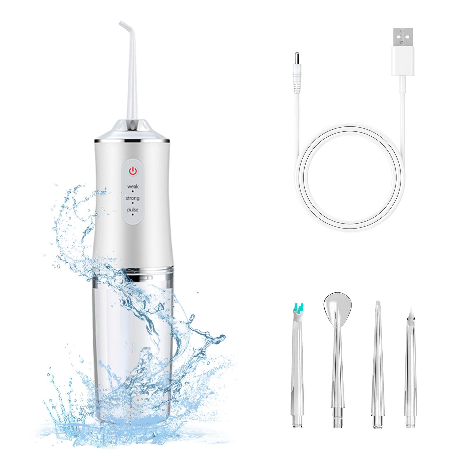 Cordless electric water flosser with 300ml reservoir