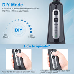 360-degree rotating nozzle with blue housing