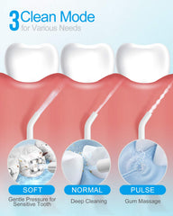 4 jet tips included for thorough cleaning