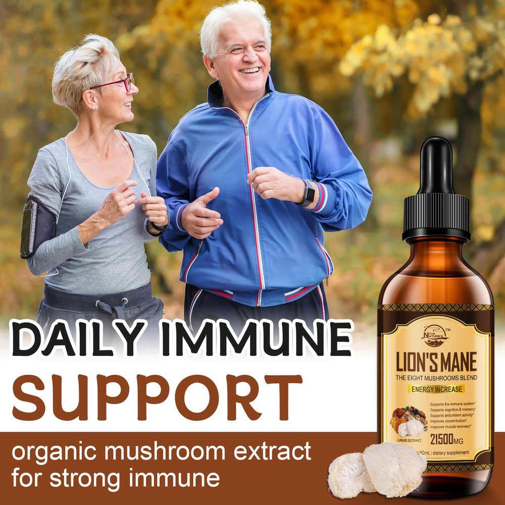 Cordyceps, Reishi, Chaga and Maitake mushrooms in blend