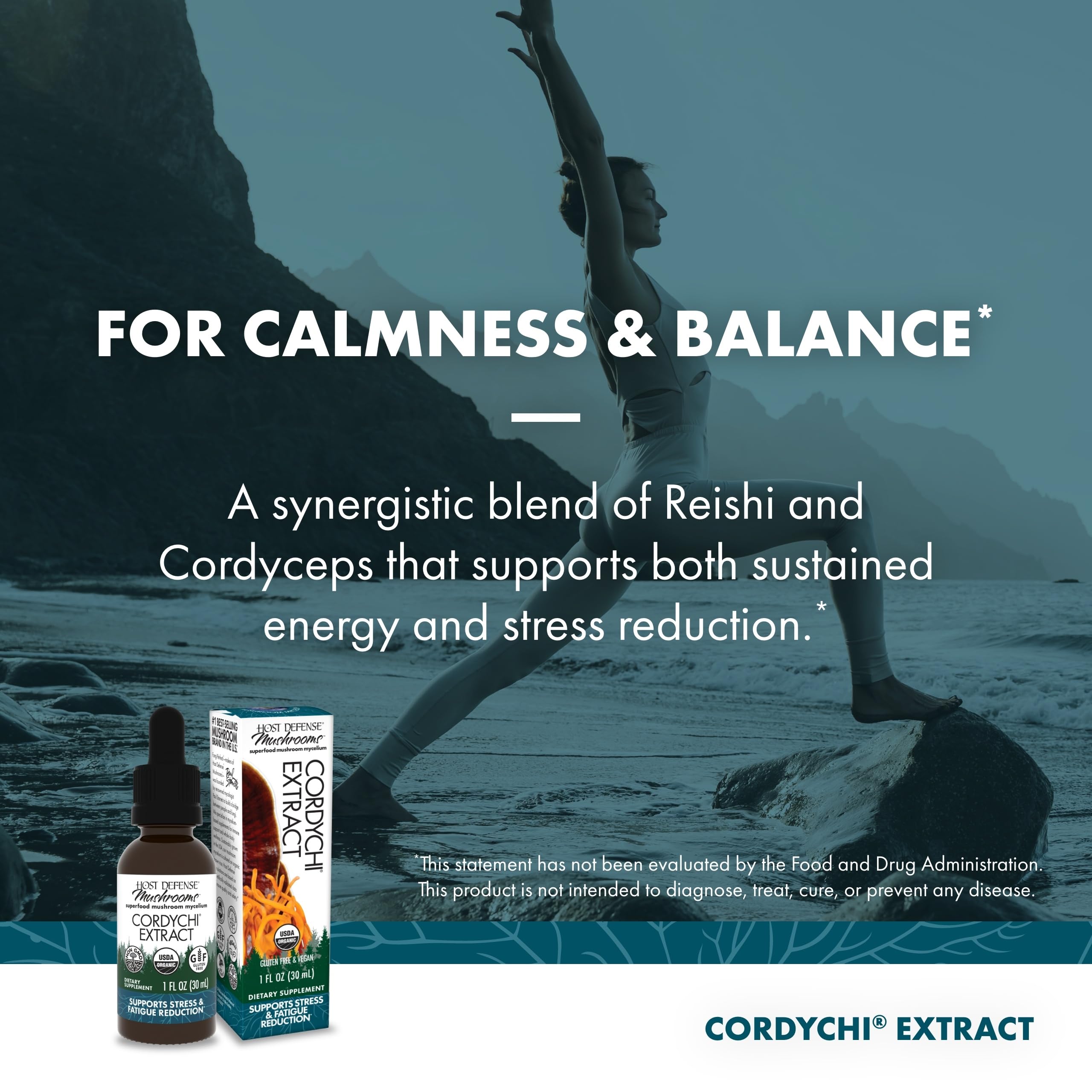 Dropper with CordyChi extract ready for dosing