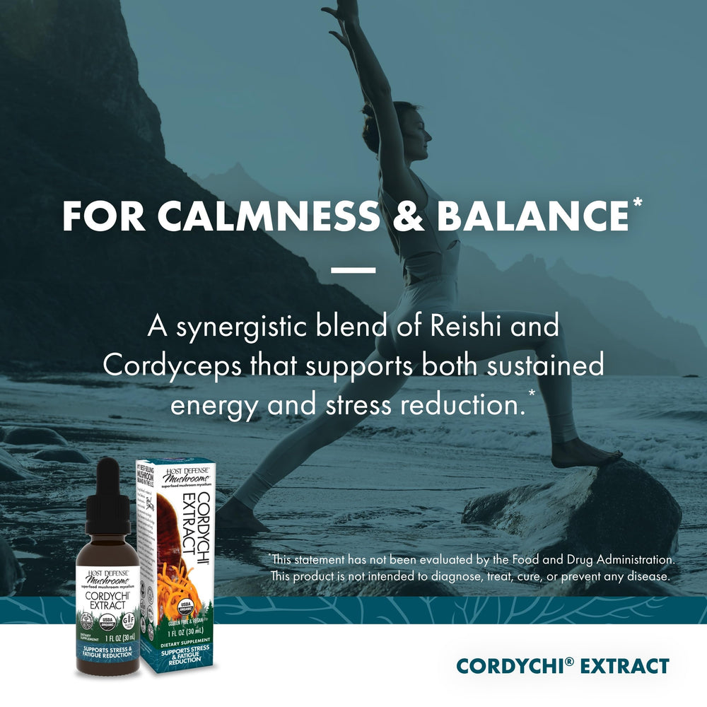 Dropper with CordyChi extract ready for dosing