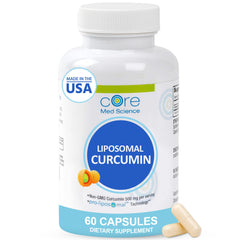 Core Med Science Liposomal Curcumin 500mg bottle