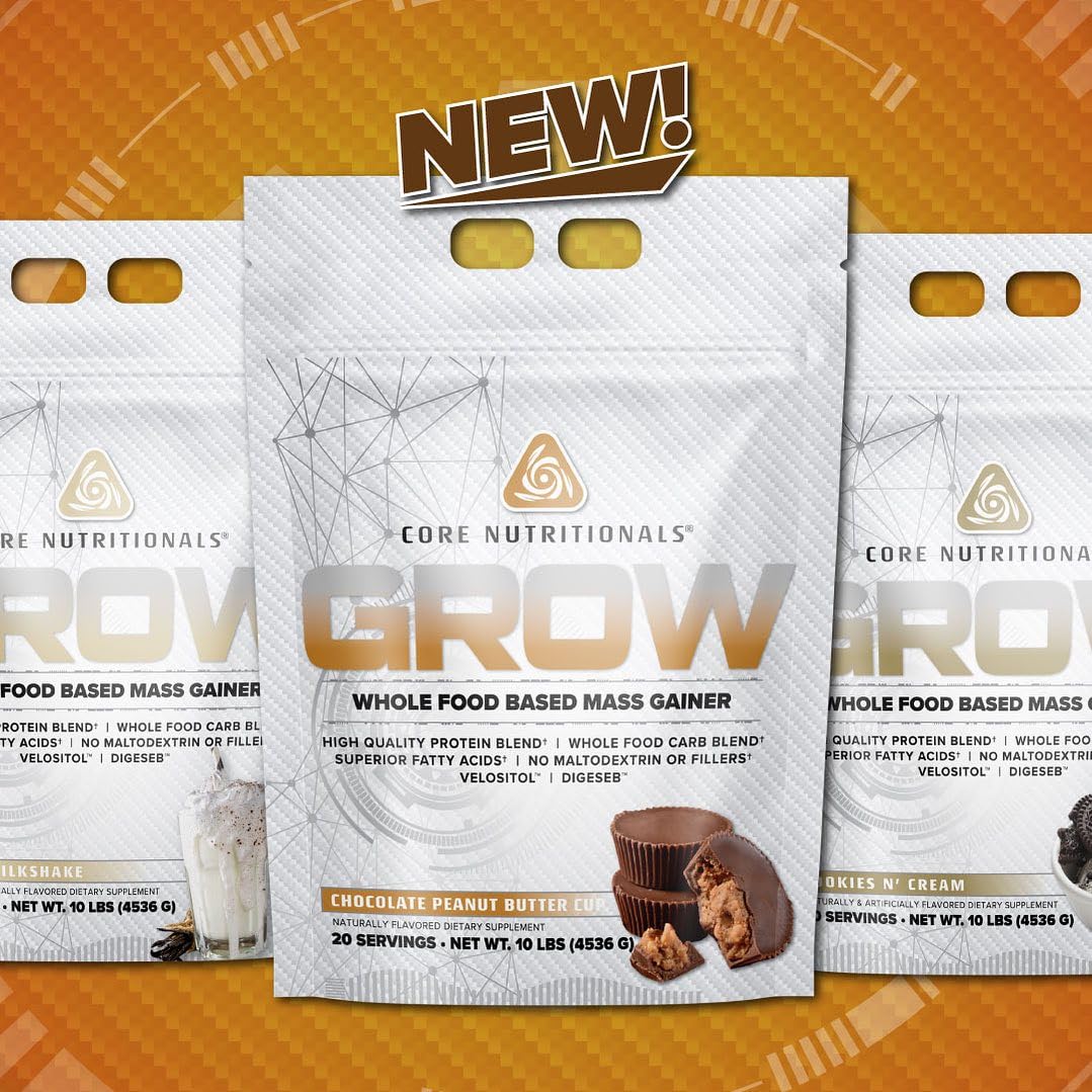 Ingredients highlight: oats-based carb blend, sweet potato flour, coconut oil powder