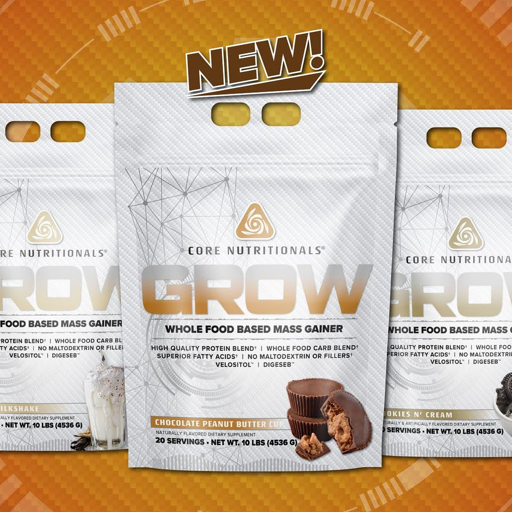 Ingredients highlight: oats-based carb blend, sweet potato flour, coconut oil powder