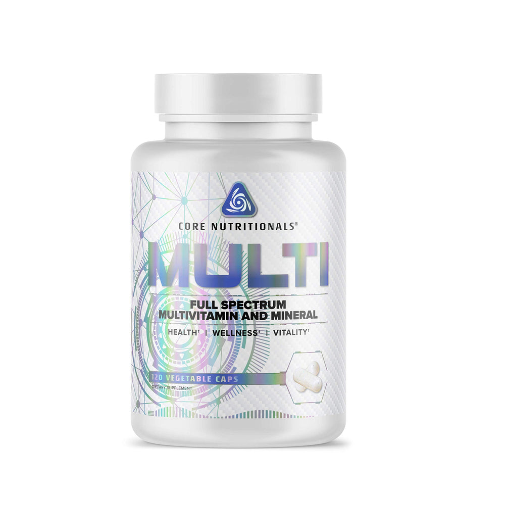 Bottle of Core Nutritionals Multi Full Spectrum Multivitamin with 120 vegetable capsules