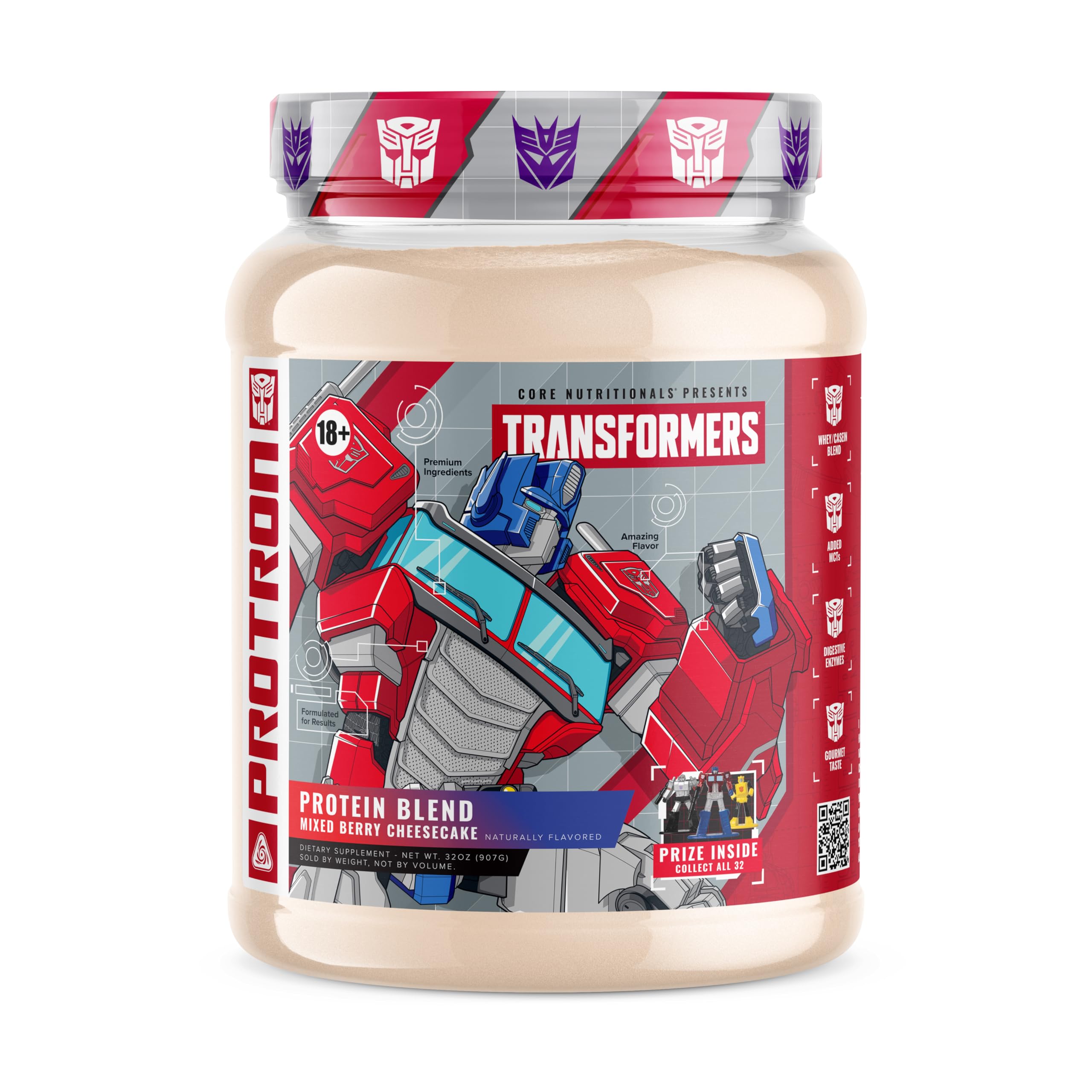 Core Nutritionals Protron protein bottle for post-workout fueling.
