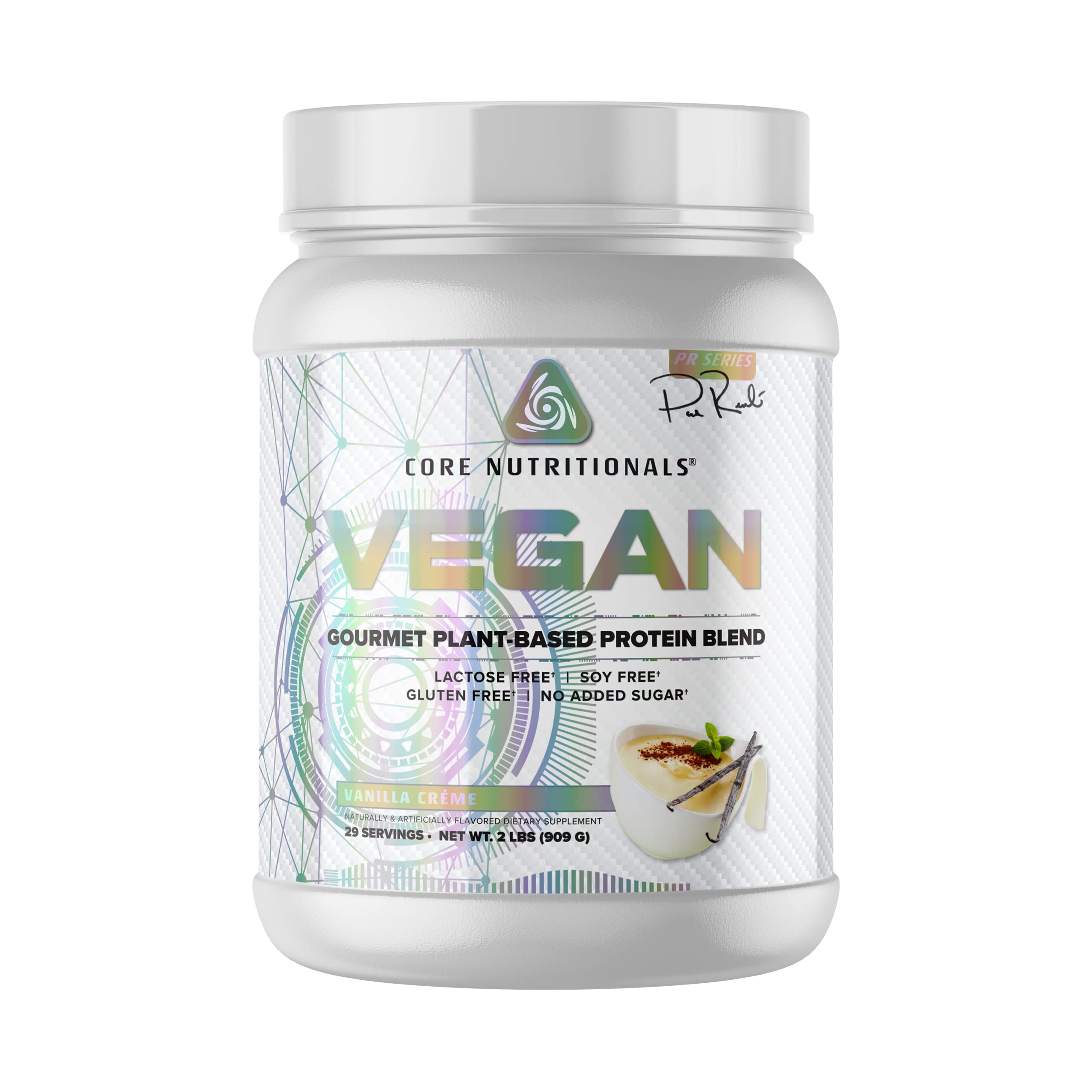 Core Nutritionals Vegan Protein Blend Vanilla Cream 2lb jar