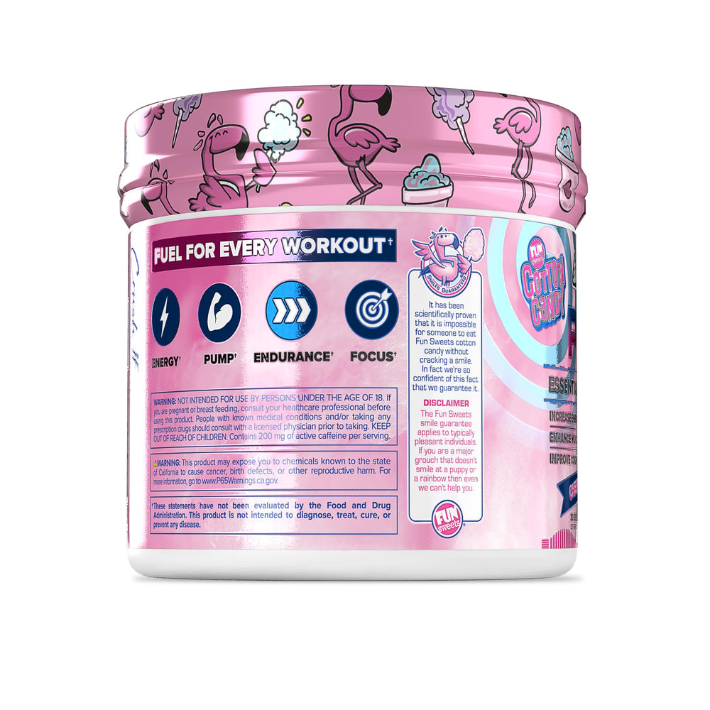 Core PRE Cherry Berry powder with scoop