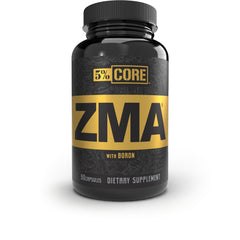 5% Nutrition Core ZMA with Boron – bottle and capsules