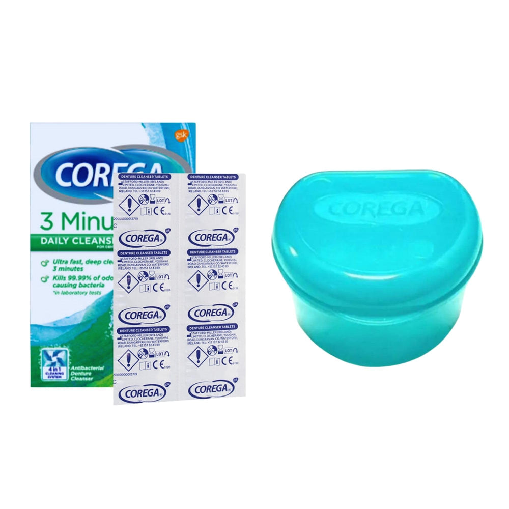 Corega Denture Cleanser 30 tablets packaging