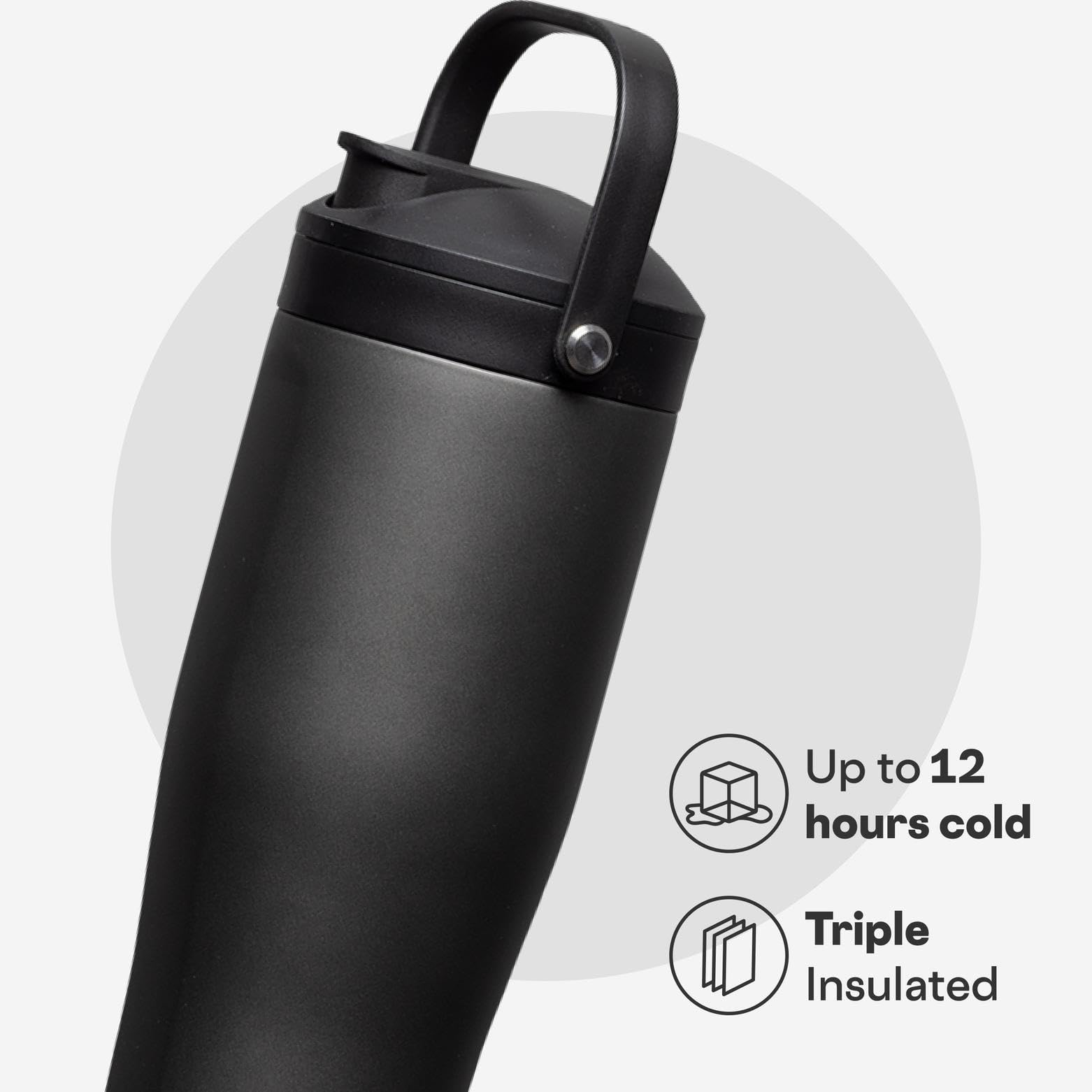 Corkcicle Protein Shaker stays cold up to 12 hours for long days.