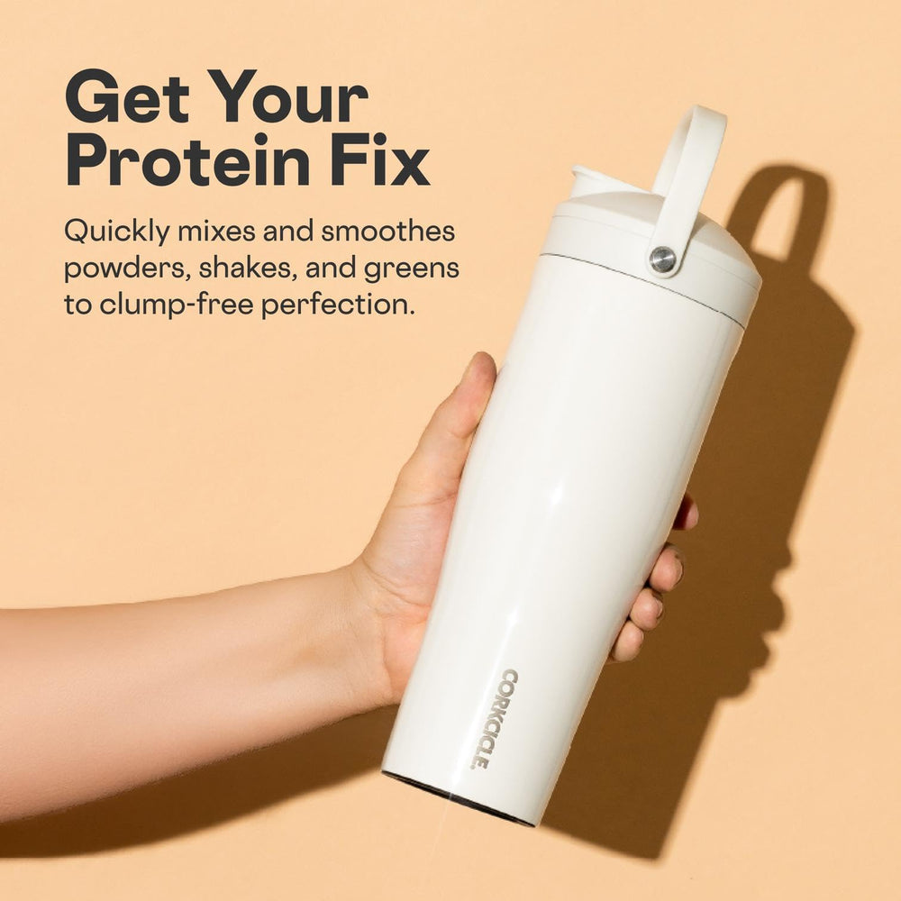 Corkcicle Dishwasher-safe stainless body cleans quickly after gym sessions.