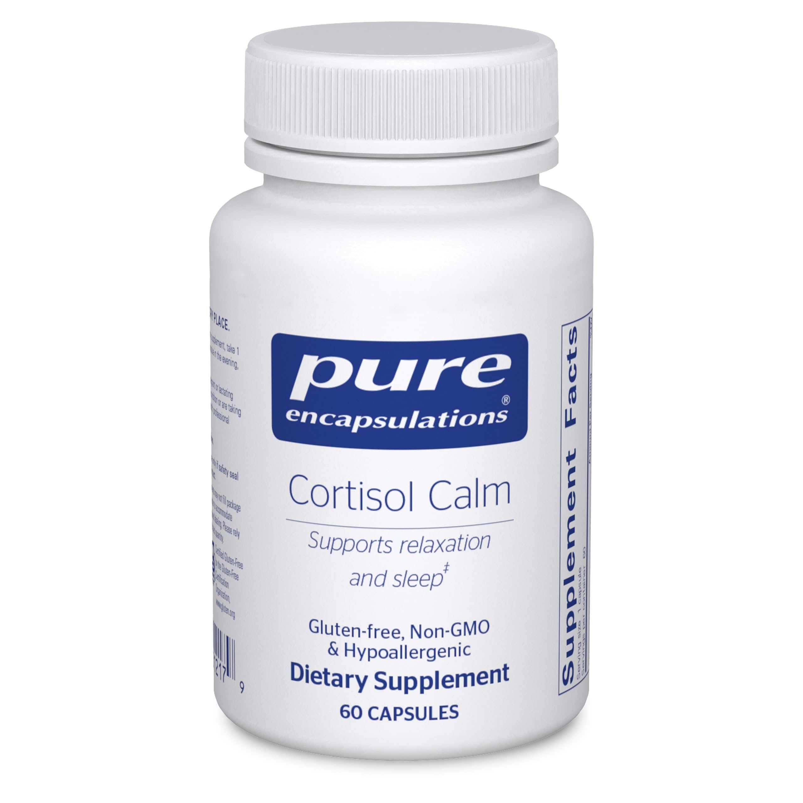 Pure Encapsulations Cortisol Calm 60 capsules bottle - hero image