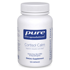 Pure Encapsulations Cortisol Calm bottle on white background