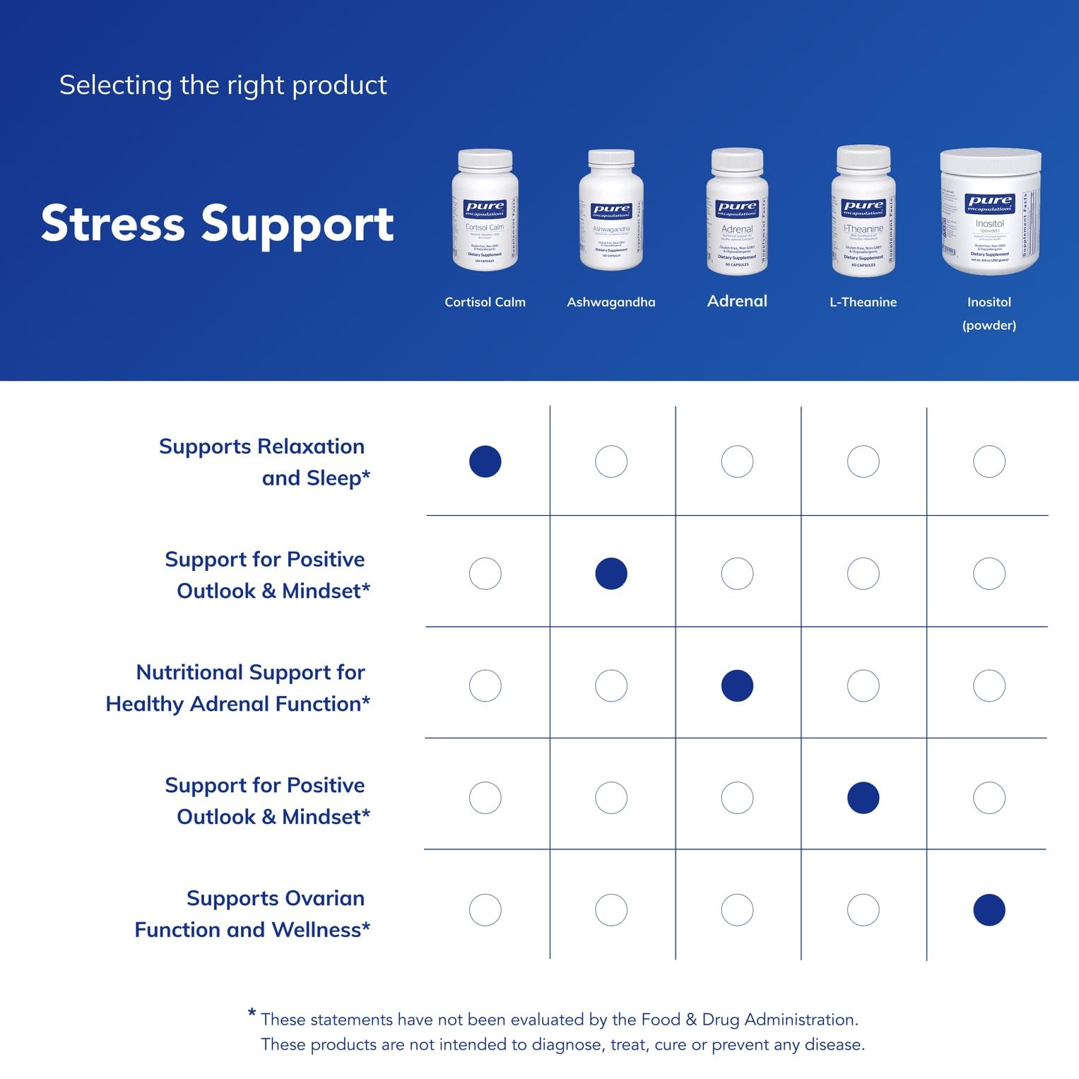 Cortisol Calm ingredients and allergen-free formulation
