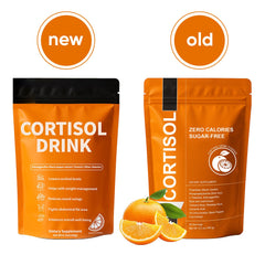 Close-up of Cortisol Drink Mix bottle
