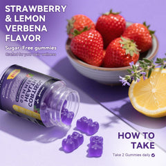 Sleep-relaxation gummies with chamomile, lemon balm and passionflower