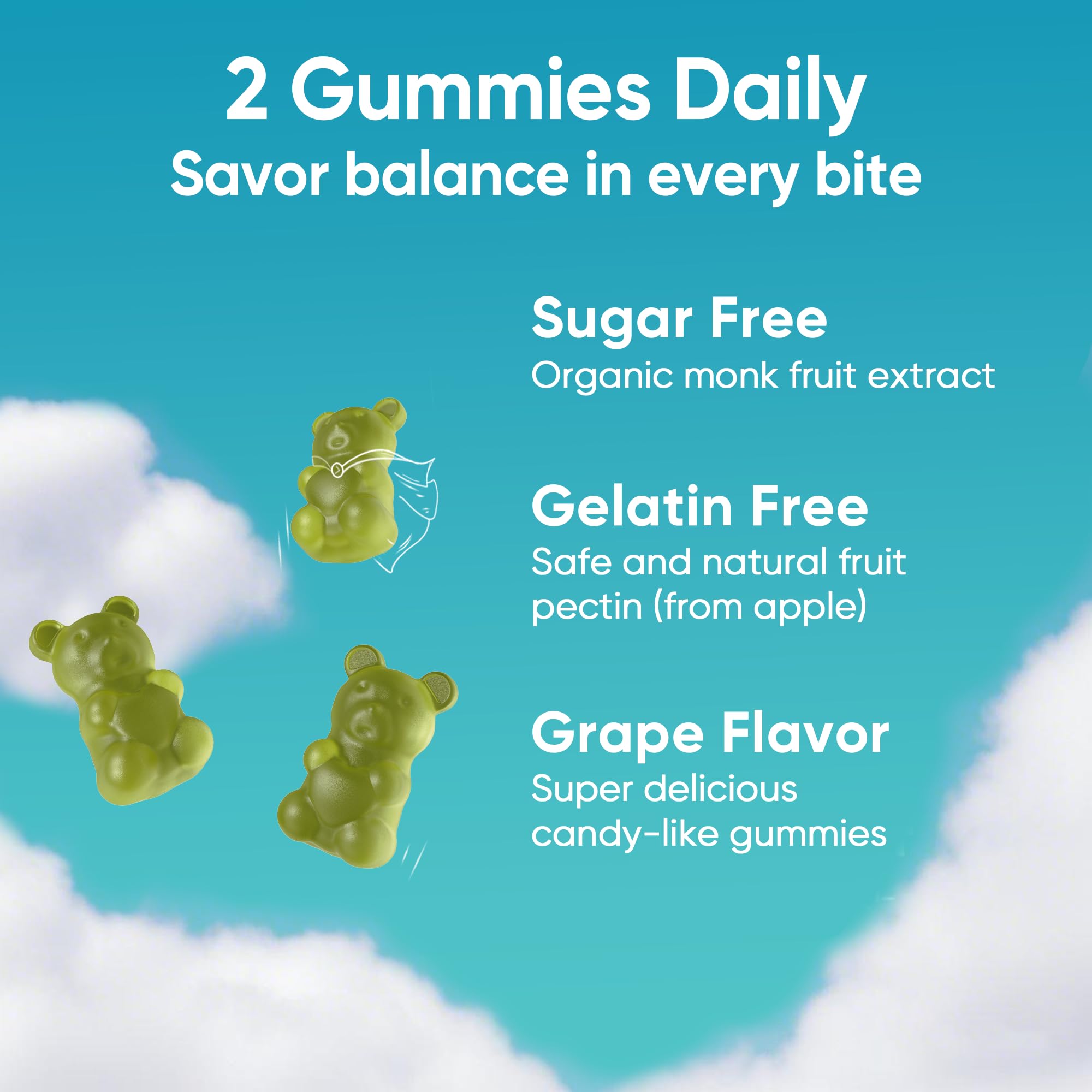 Vitamin B6, B12 with adaptogens and mushroom ingredients typography