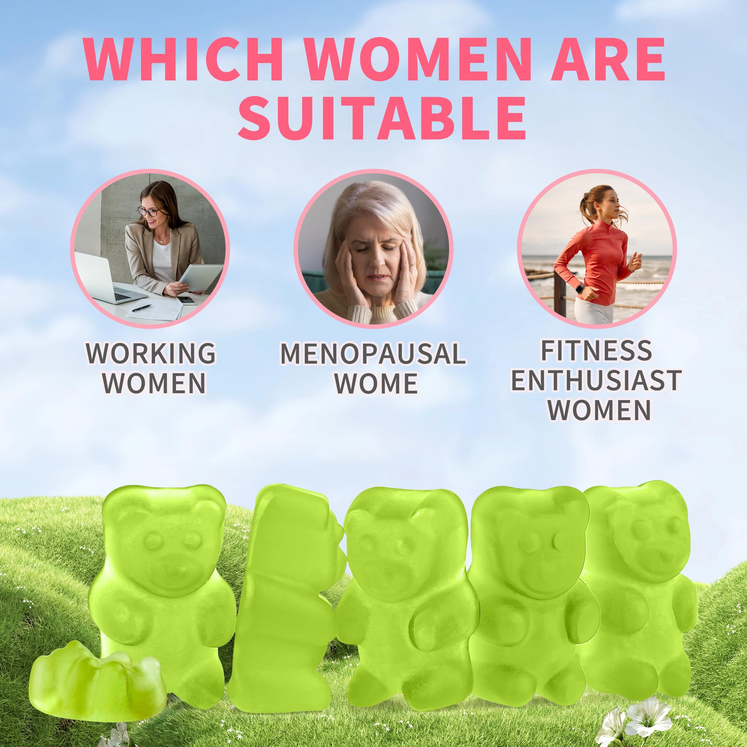 Vegan, gluten-free, dairy-free Cortisol Gummies label