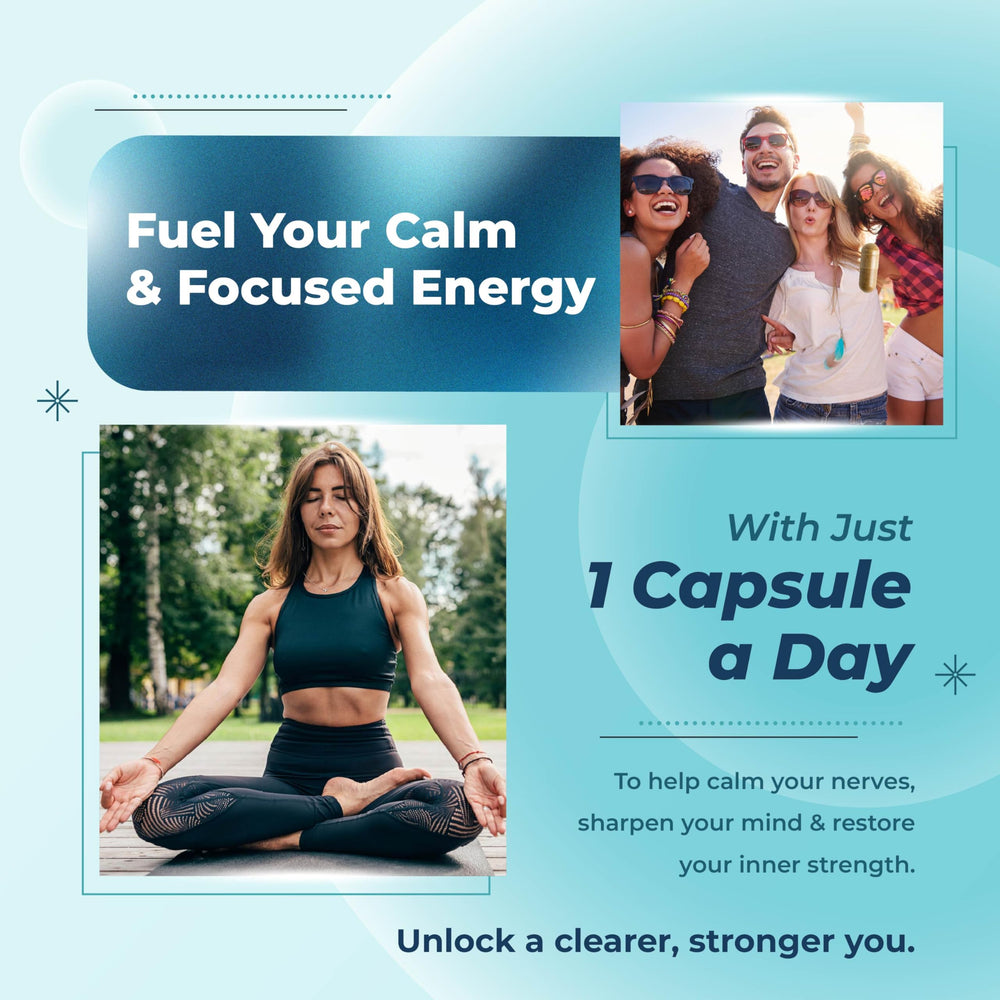 Close-up of the Cortisol Health Supplement bottle label