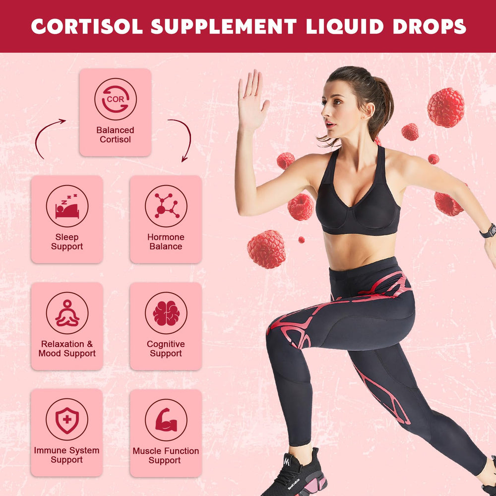 Illustration of balanced mood and energy from cortisol support