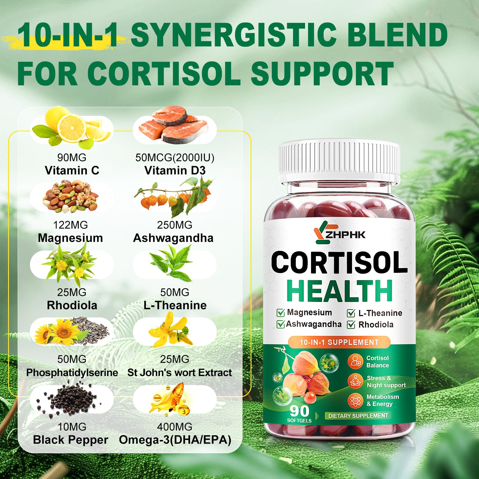 Close-up of capsules showing softgel texture