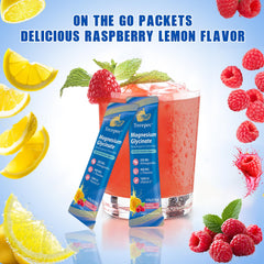 Front label of cortisol powdered drink mix Raspberry Lemonade