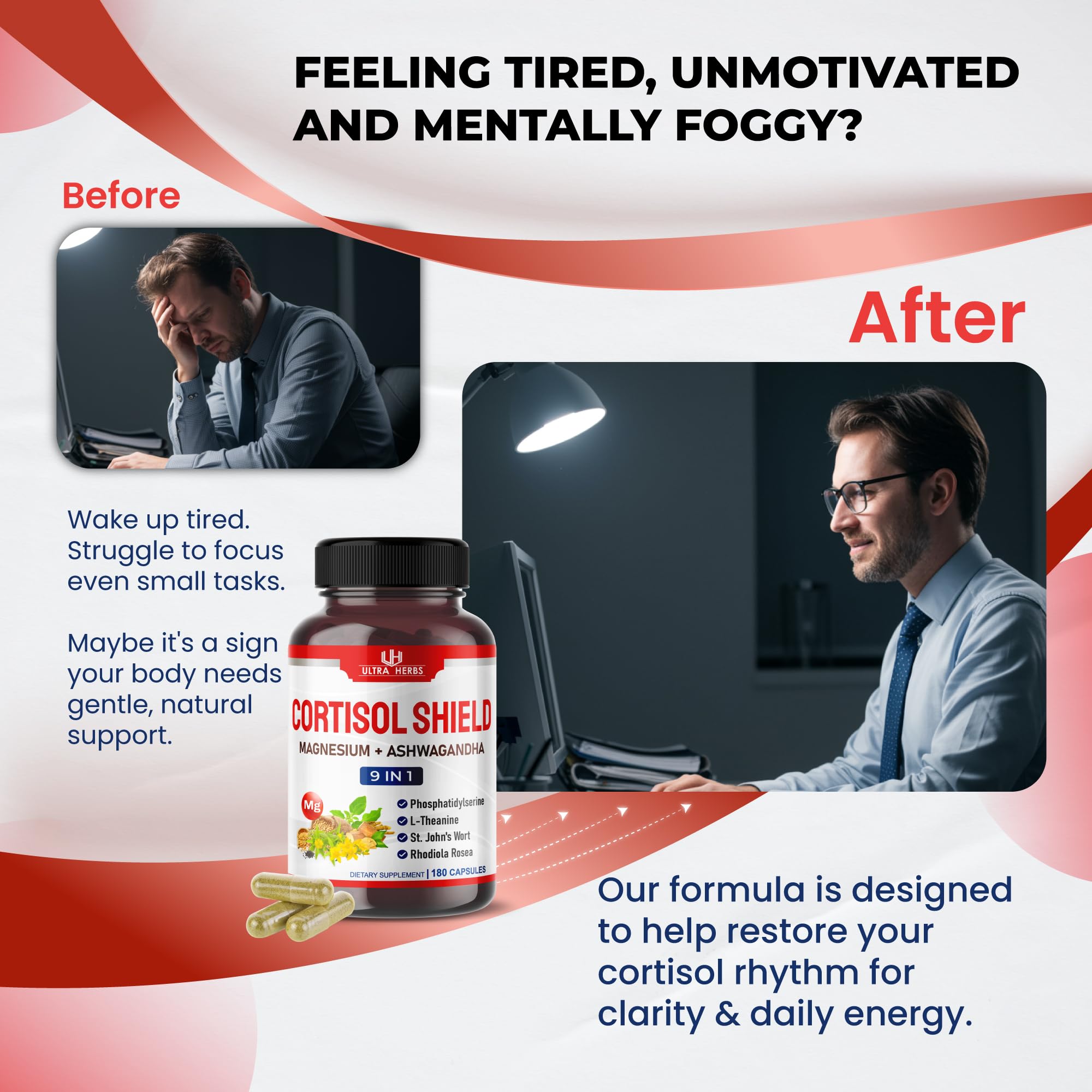 CORTISOL Shield 9-in-1 bottle close-up