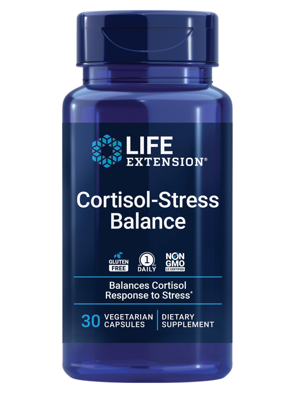 Life Extension Cortisol-Stress Balance bottle and label