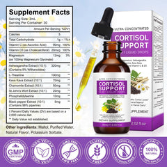 Close-up of 10-in-1 cortisol formula ingredients