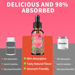 Dropper dispensing cortisol drops into a glass of water