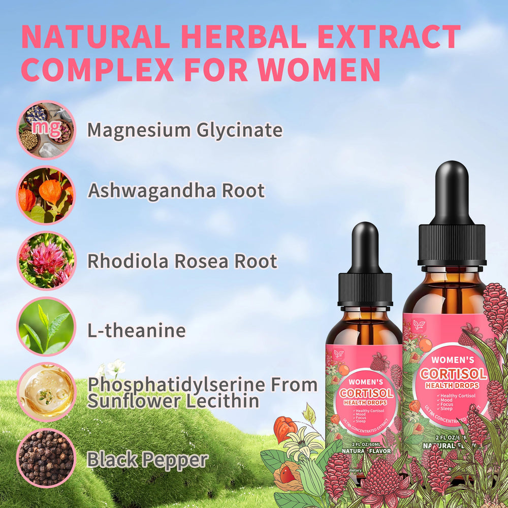 Herbal supplement ingredients displayed