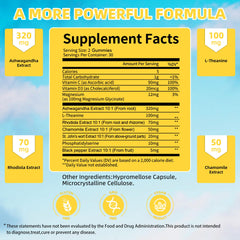Blueberry-flavored vegan cortisol gummy close-up