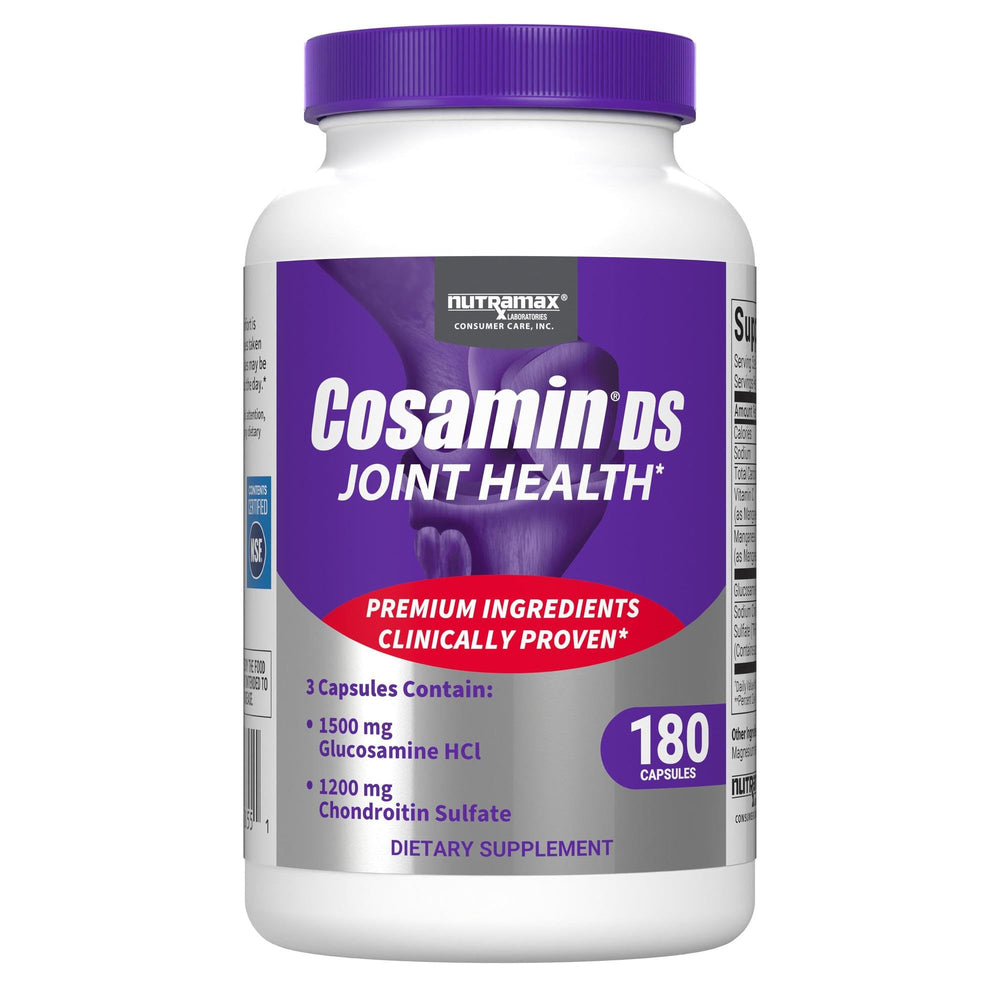 Cosamin DS 180 capsules bottle front