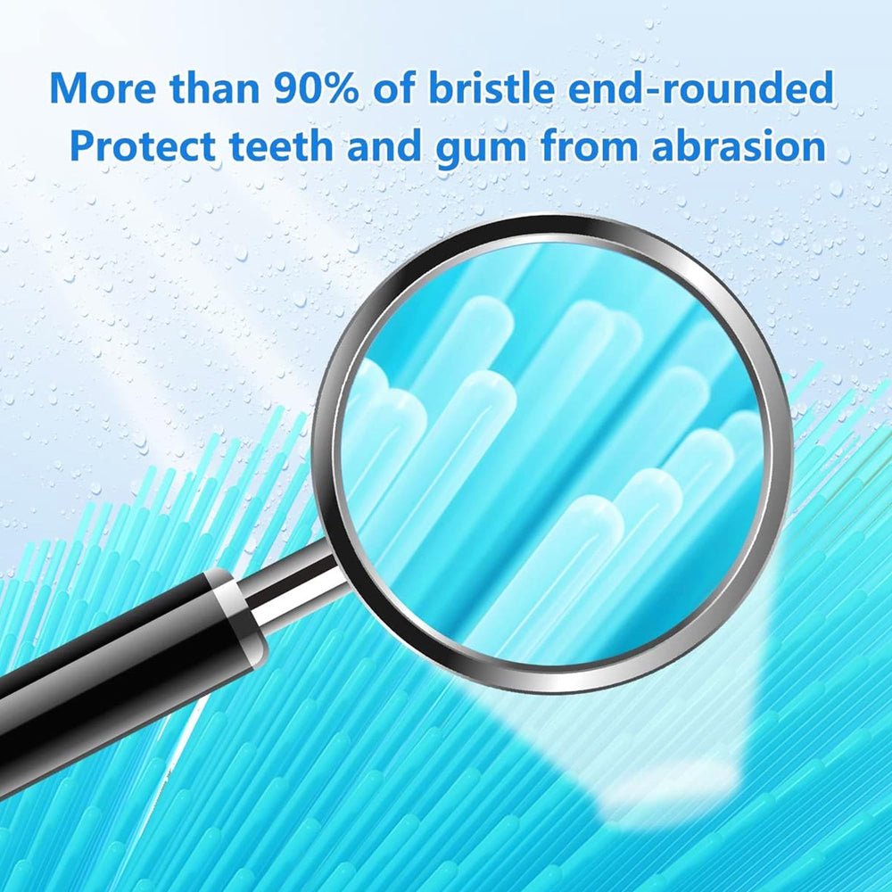 Toothbrush heads with dust covers for COSLUS DY-108Pro traveling storage