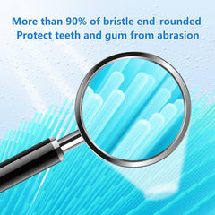 Toothbrush heads with dust covers for COSLUS DY-108Pro traveling storage