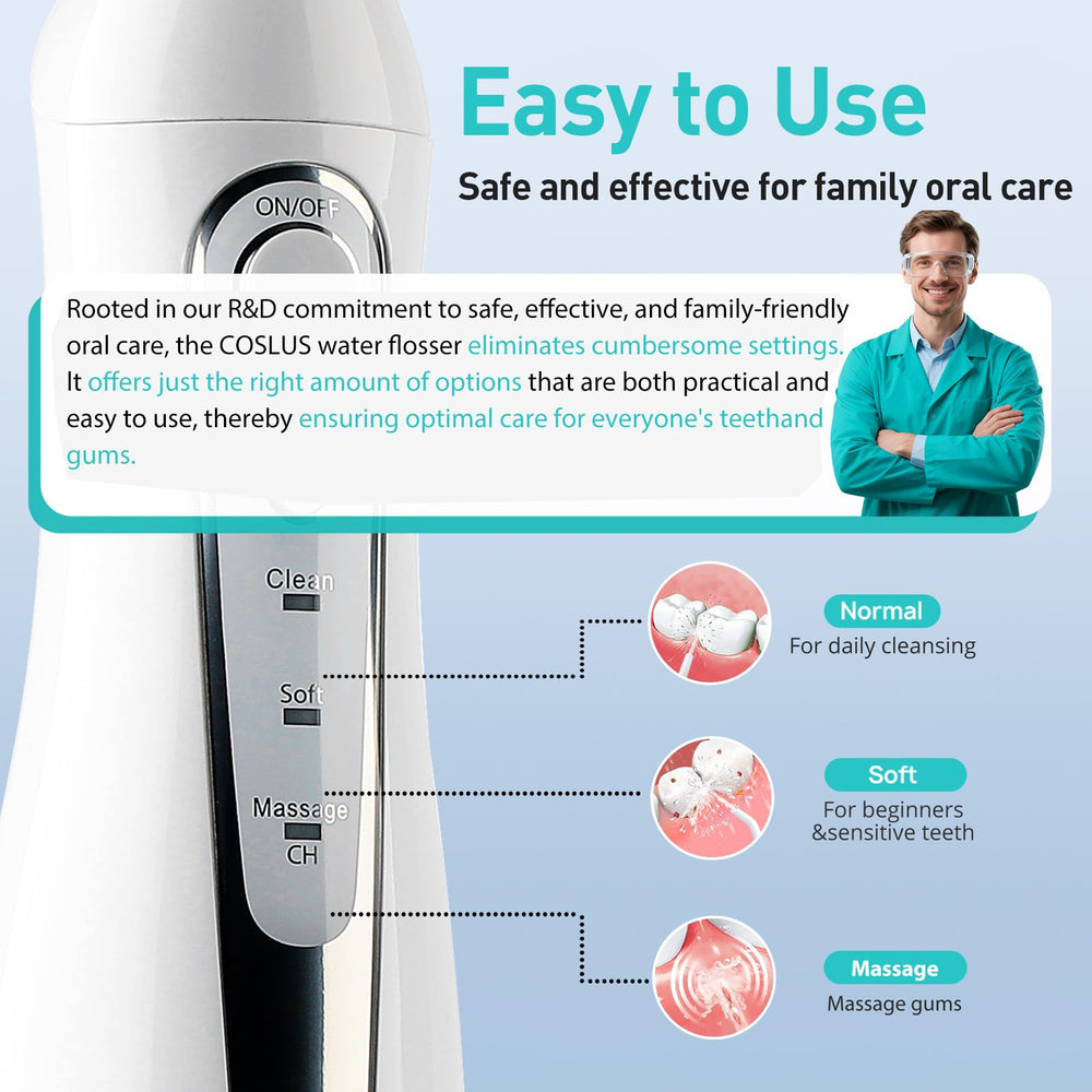 Ergonomic handle with five interchangeable tips
