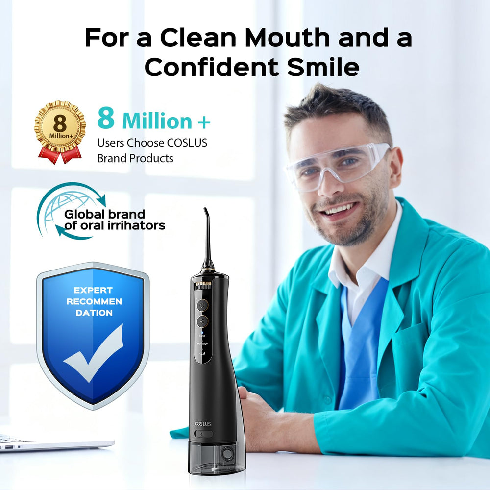 COSLUS water flosser 300ml water tank