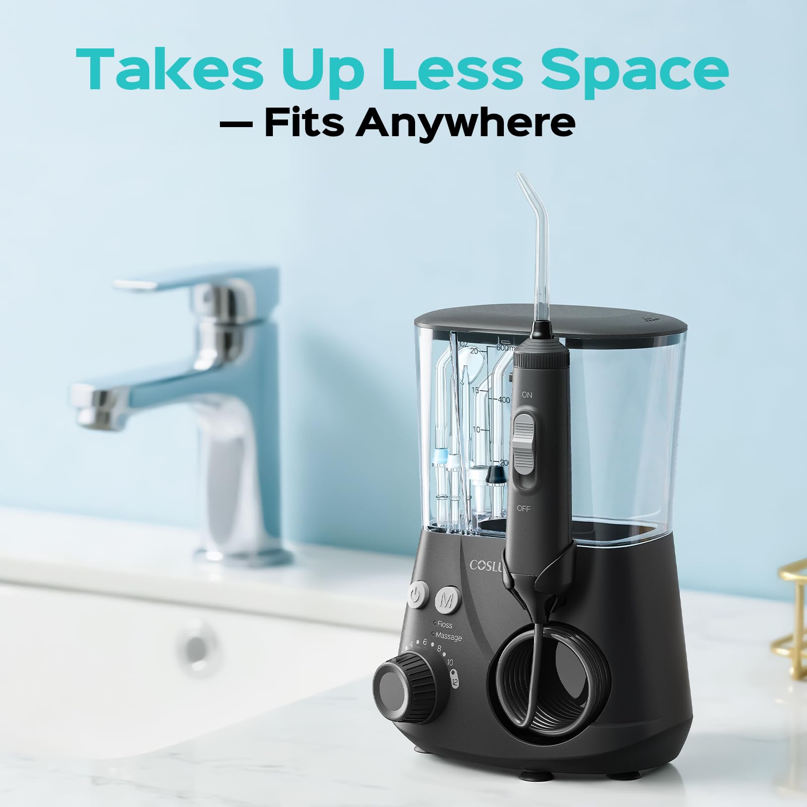 Compact, space-saving design for home bathroom
